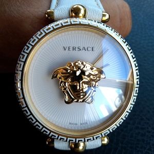Versace White Gold Watch Brand New
